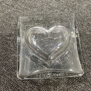 Kosta Boda Art Glass Mini Vase 3-D Puffed Heart